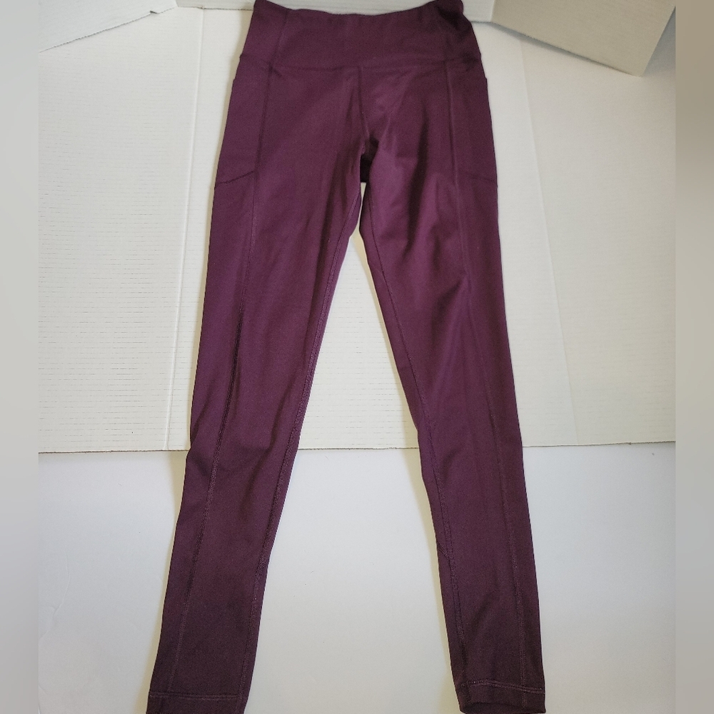 VICTORIA'S SECRET Studio Legging Dark Violet Size S Dark Red Burgundy